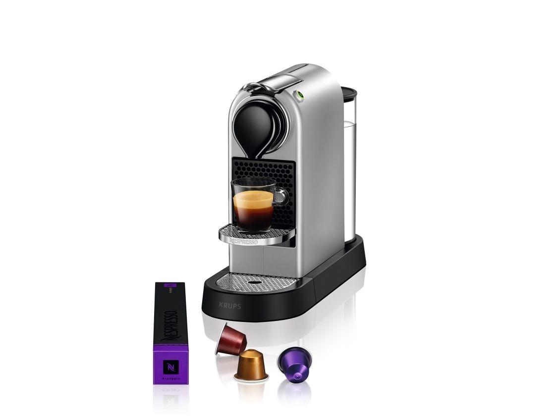 Nespresso Citiz kapselmaskine By Krups, sølv billede 1