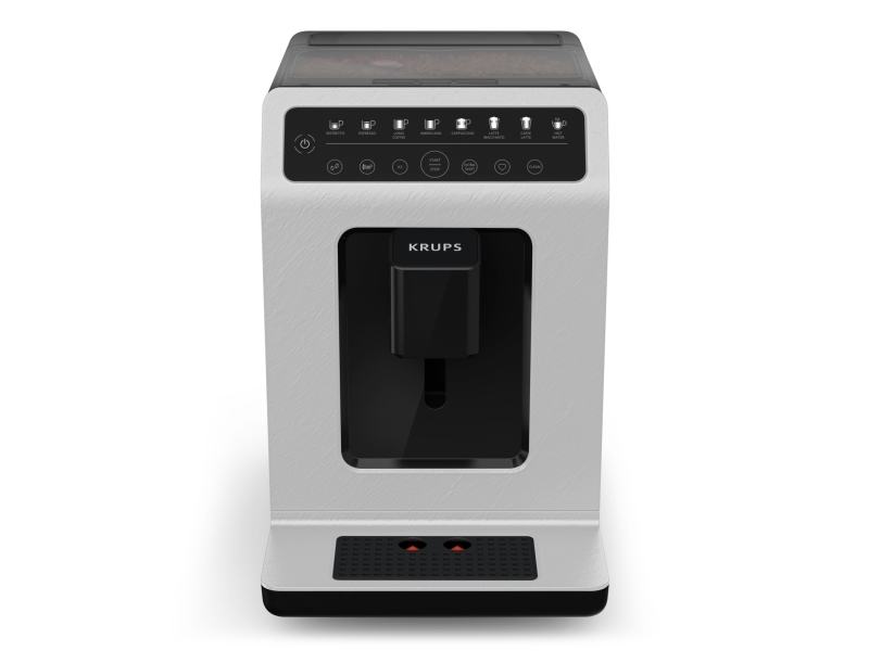 Krups Evidence ECO-Design EA897A, Espressomaskine, 2,3 L, Kaffebønner, Indbygget kværn, 1450 W, Sort, Grå