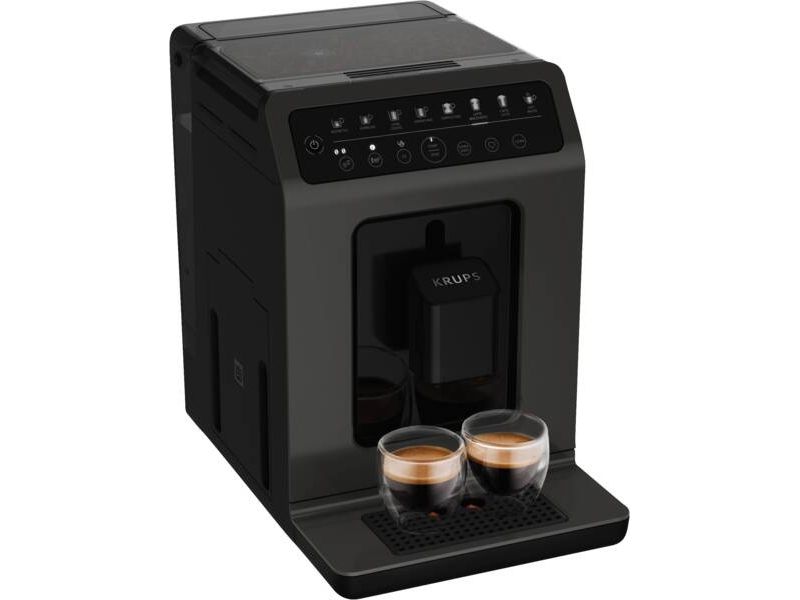 Krups Evidence EA89Z, Espressomaskine, 2,3 L, Kaffebønner, Indbygget kværn, Sort