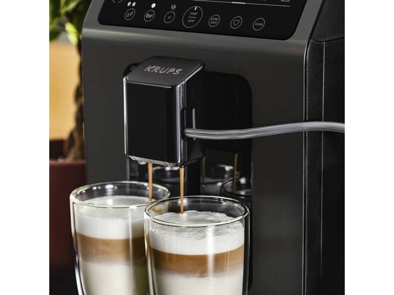 Krups Evidence EA89Z, Espressomaskine, 2,3 L, Kaffebønner, Indbygget kværn, Sort