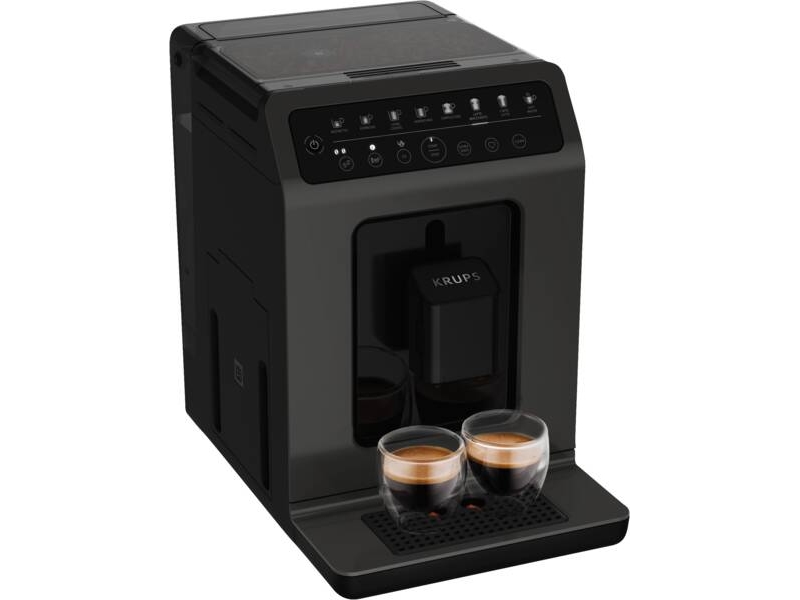 Krups Evidence EA89Z, Espressomaskine, 2,3 L, Kaffebønner, Indbygget kværn, Sort