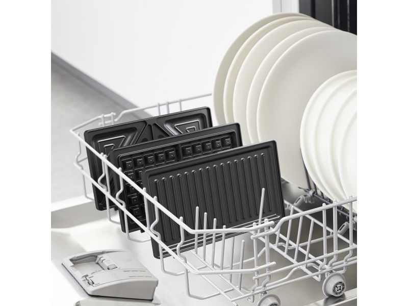 Tefal Ultra Compact SW383D10 - Sandwich maker / waffle maker / panini maker - 700 W - rustfrit stål