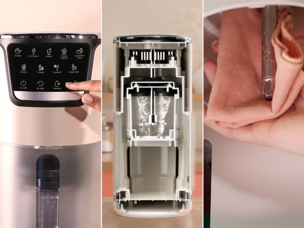 Tefal Dolci IG602AE0, Traditionel ismaskine, 1,4 L, 1 skåle, Hvid, Rise, Plast