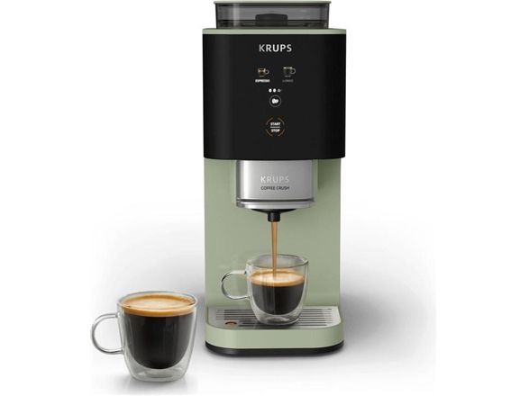 Kavos aparatas Krups Coffee Crush SA401LE0, Juodas/Žalias | Krups