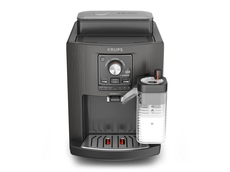 Krups EA402H, Espressomaskine, 2 L, Kaffebønner, Indbygget kværn, 1450 W, Sort