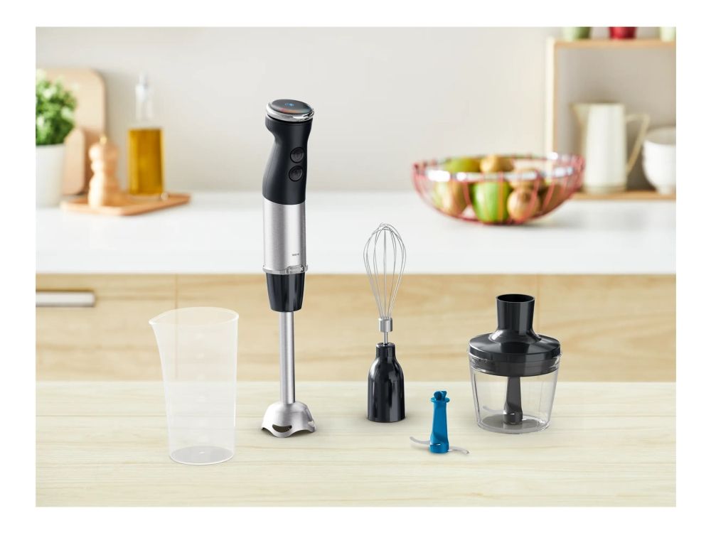 Tefal Quickchef+ HB67E830 - Stavblender - 1 kW - poleret rustfrit stål/sort billede 2