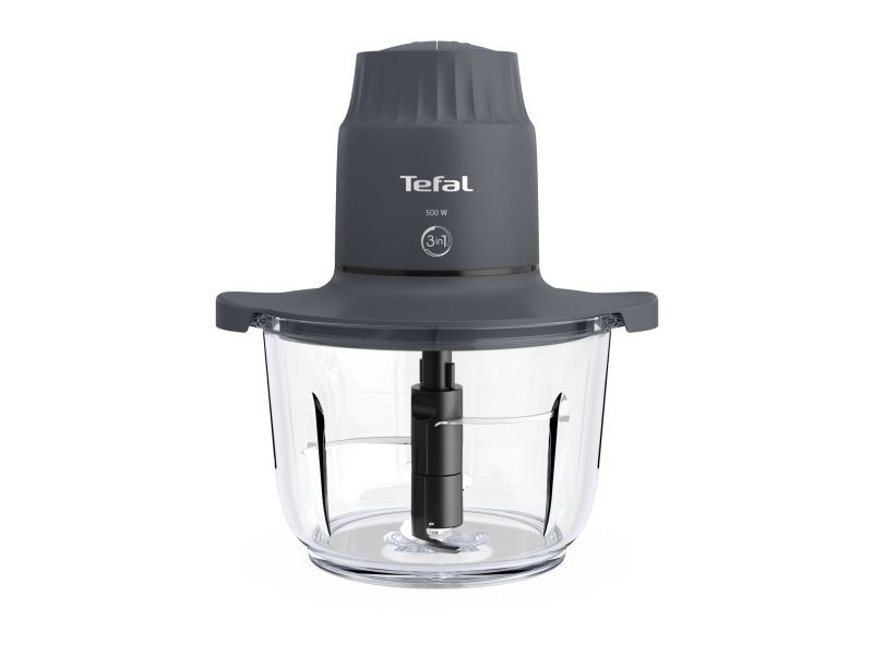 Tefal Choppeo MB603138, 2 L, Sort, Transparent, Glas, Rustfrit stål, 500 W, Vekselstrøm billede 2