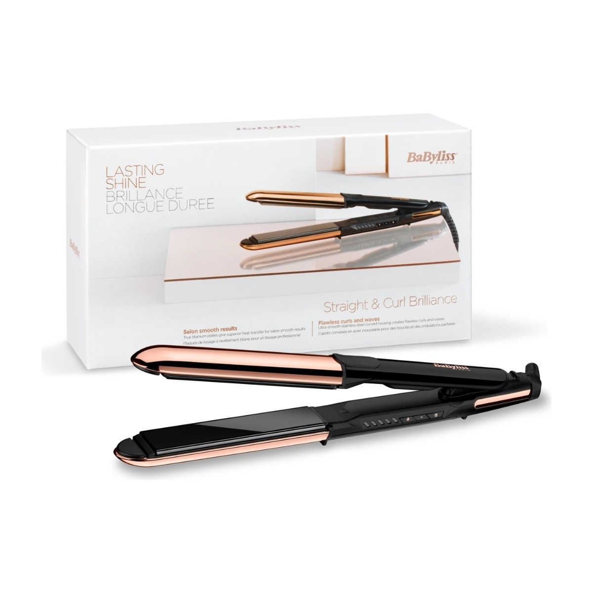 Babyliss ST482E Straight & Curl Brilliance glattejern billede 4