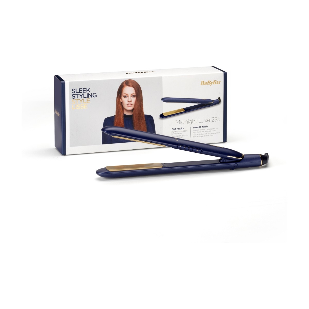 Babyliss 2516Pe, midnight Luxe 235 glattejern billede 4