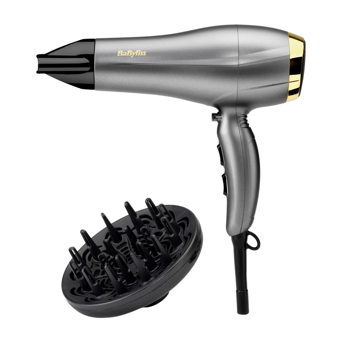 Babyliss Titanium, gold hårtørrer billede 1