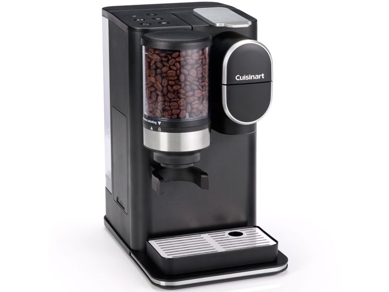 Cuisinart DGB2E, Pude kaffemaskine, 1,35 L, Kaffekapsel, Indbygget kværn, Sort, Rustfrit stål billede 2
