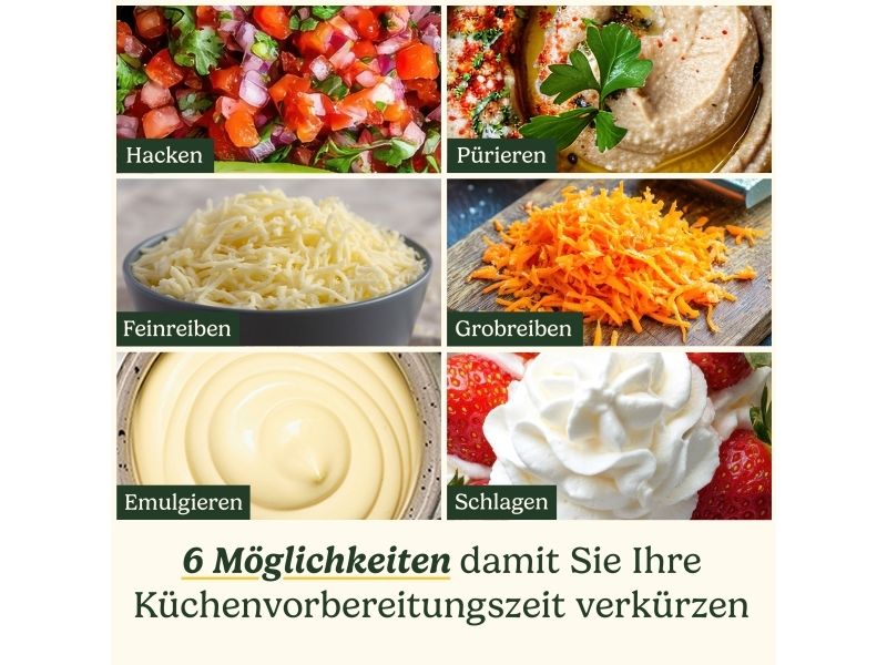 Cuisinart FlexPrep, 1,1 L, Sølv, Knapper, Plast, Rustfrit stål billede 2