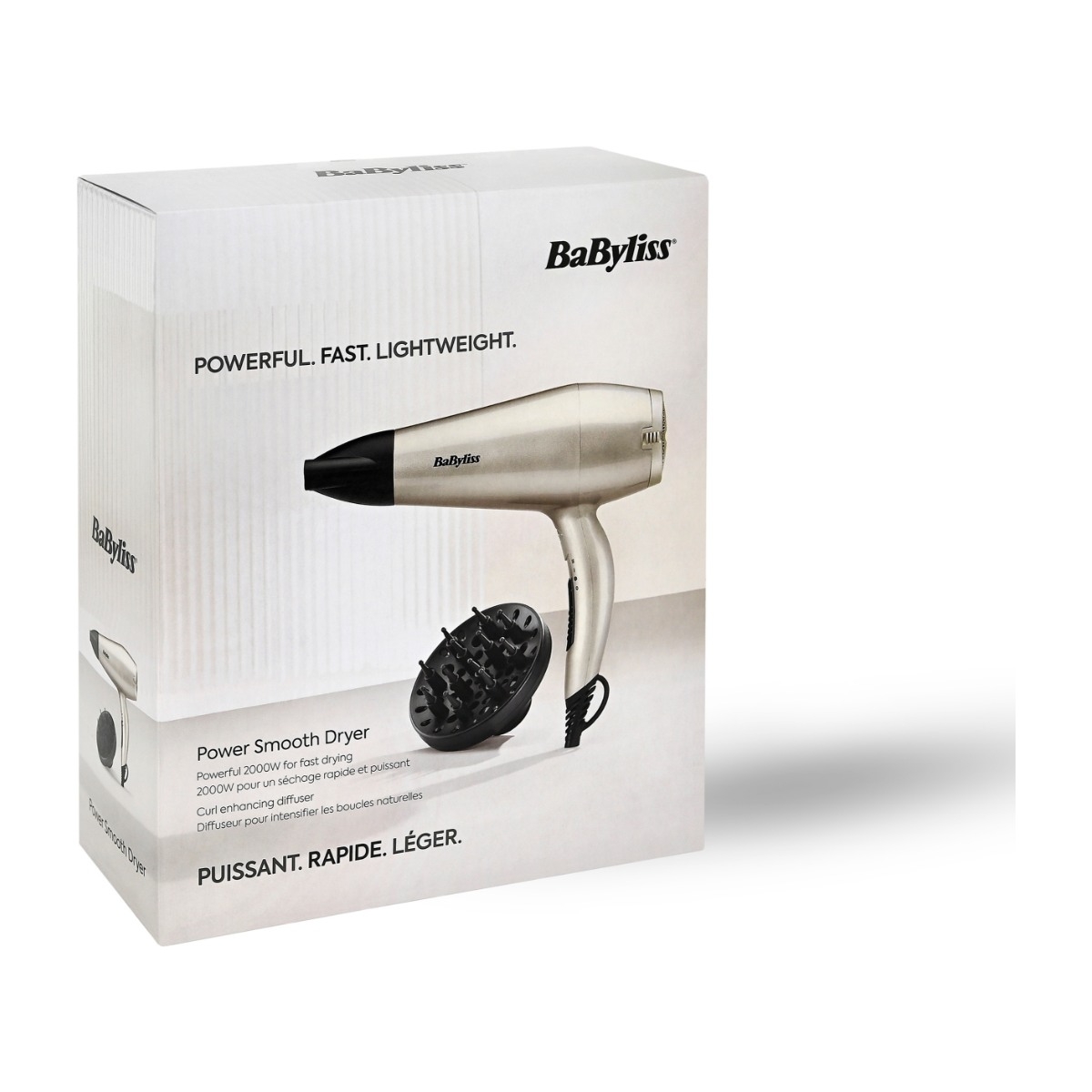 Babyliss D217DSE Power Smooth hårtørrer billede 4