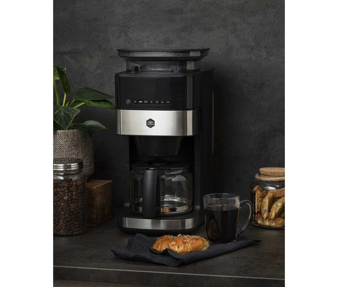 OBH OP8328S0 Kaffemaskine med kværn