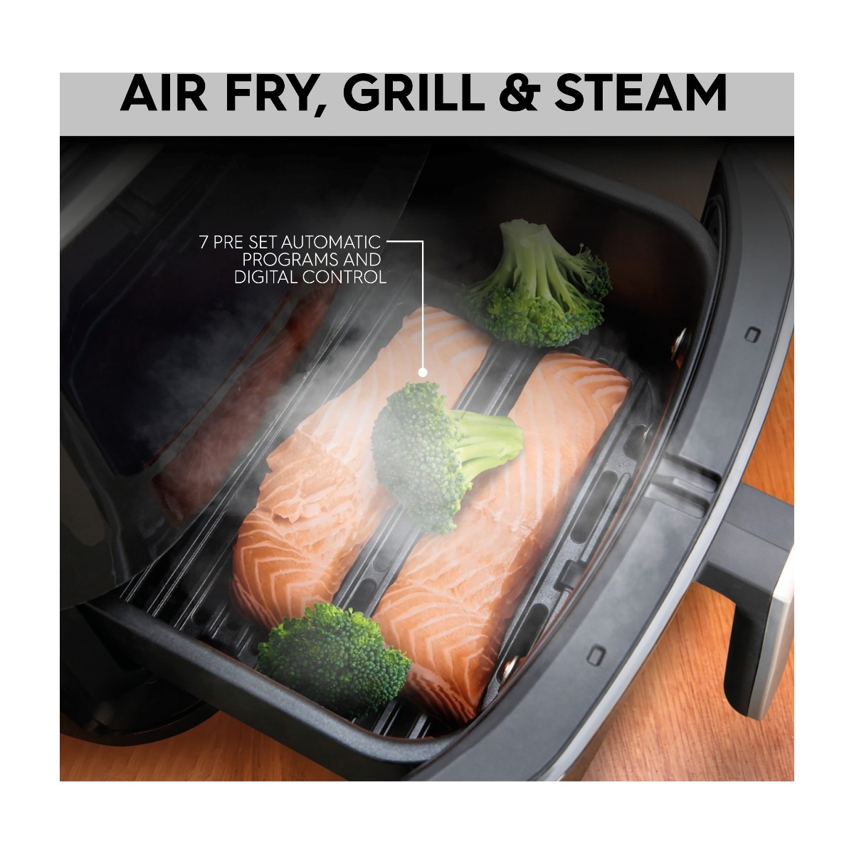 OBH FW2018S0 Easy Fry & Grill 3 i 1 Steam+ billede 7
