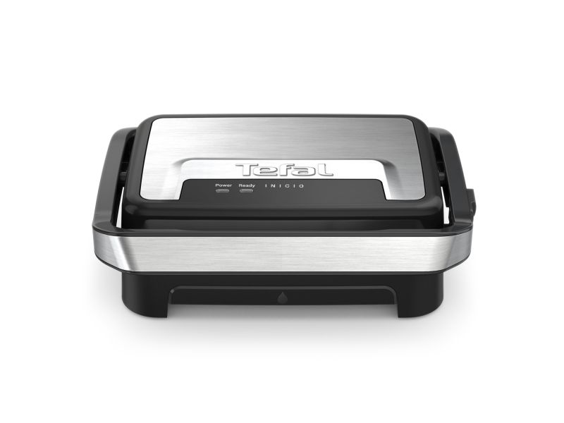 Tefal Inicio GC270D10 - Grill - elektrisk - 334 cm2 - rustfrit stål/sort