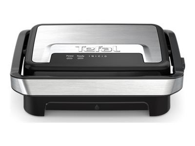Tefal Inicio GC270D10 - Grill - elektrisk - 334 cm2 - rustfrit stål/sort