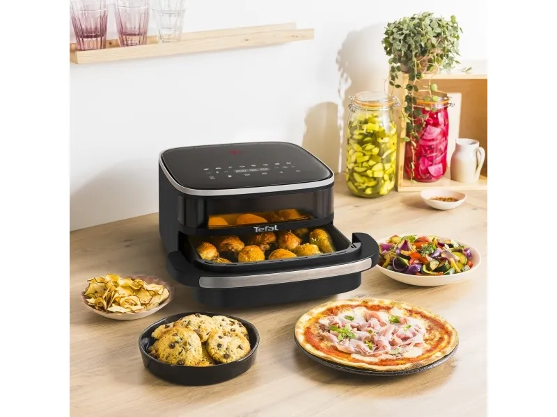 Tefal Easy Fry XL Surface FW4018E0, Varmluftsteger, 1,2 kg, Enkelt, Sort, Berøring, Enkeltstående