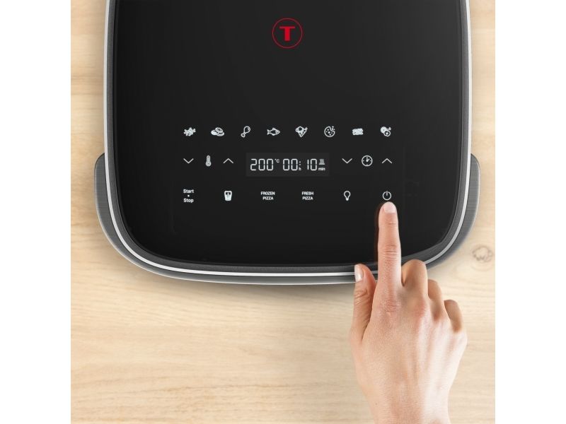 Tefal Easy Fry XL Surface FW402HE0, Varmluftsteger, 1,2 kg, Enkelt, Sort, Grå, Berøring, Enkeltstående