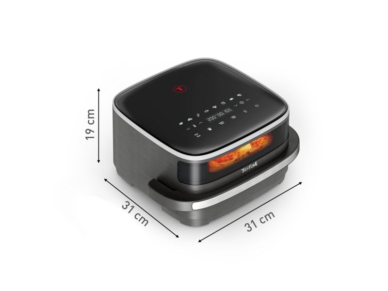 Tefal Easy Fry XL Surface FW402HE0, Varmluftsteger, 1,2 kg, Enkelt, Sort, Grå, Berøring, Enkeltstående