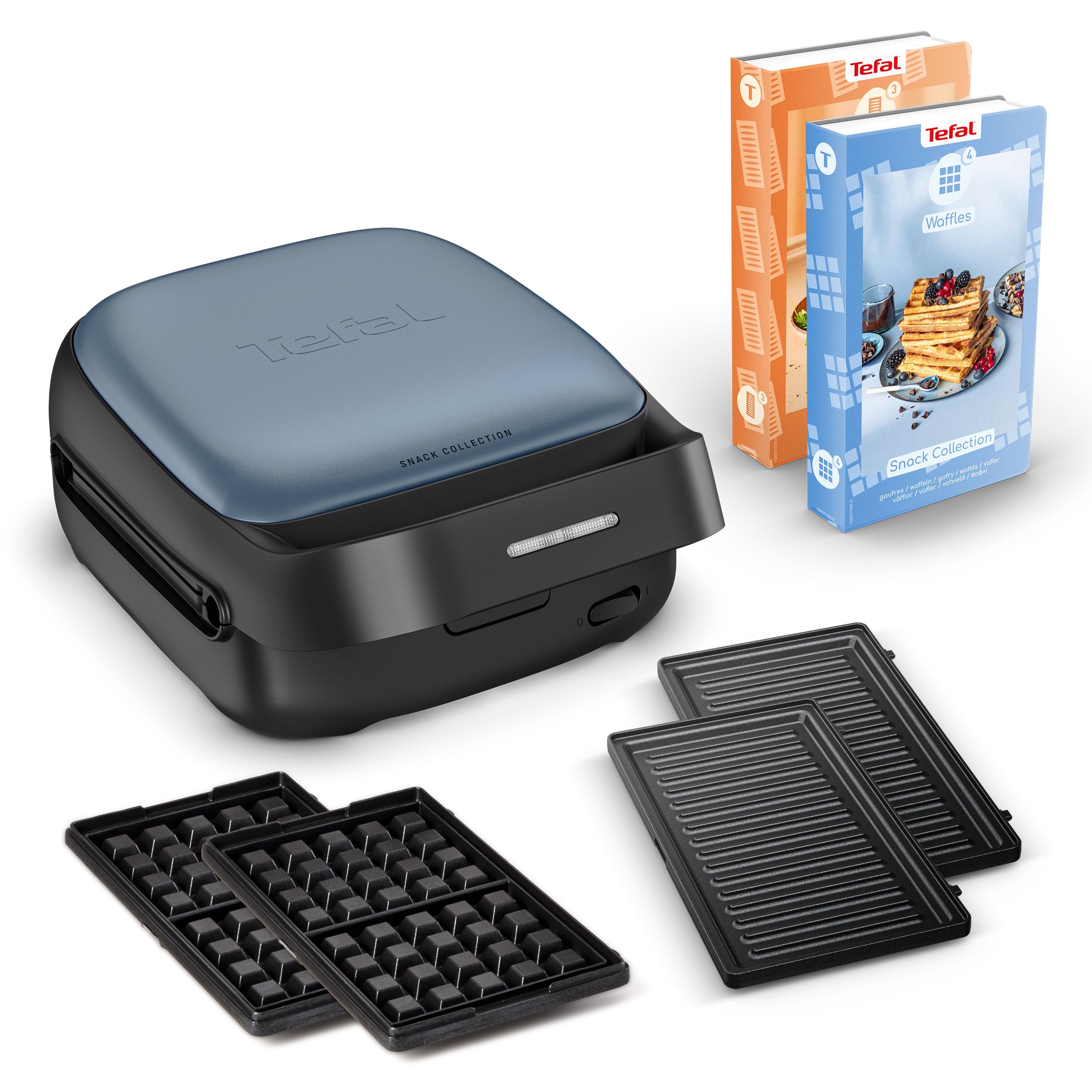 Tefal SW8674 Snack Collection Sandwich & Waffle Maker Aqua billede 1