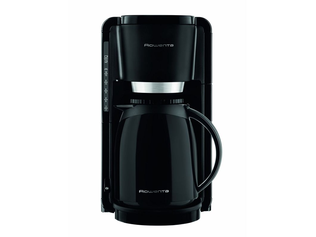 Rowenta CT 3808 - Kaffemaskine - 12 kopper - sort/rustfrit stål
