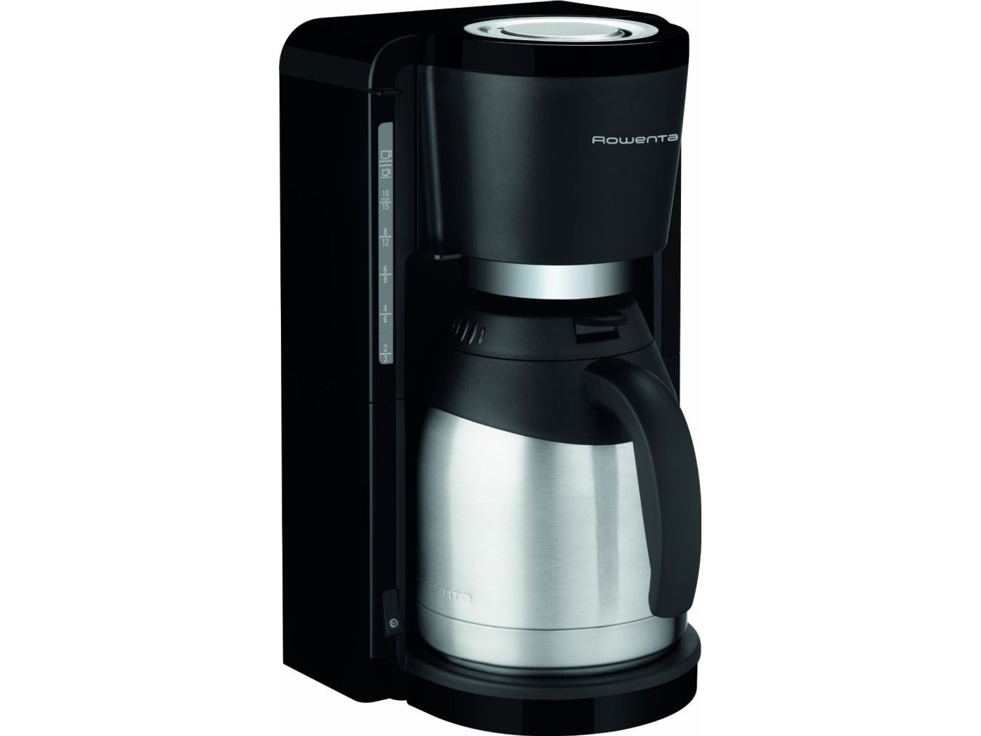 Rowenta Milano Thermo CT 3818 - Kaffemaskine - 10 kopper - sort/rustfrit stål billede 3