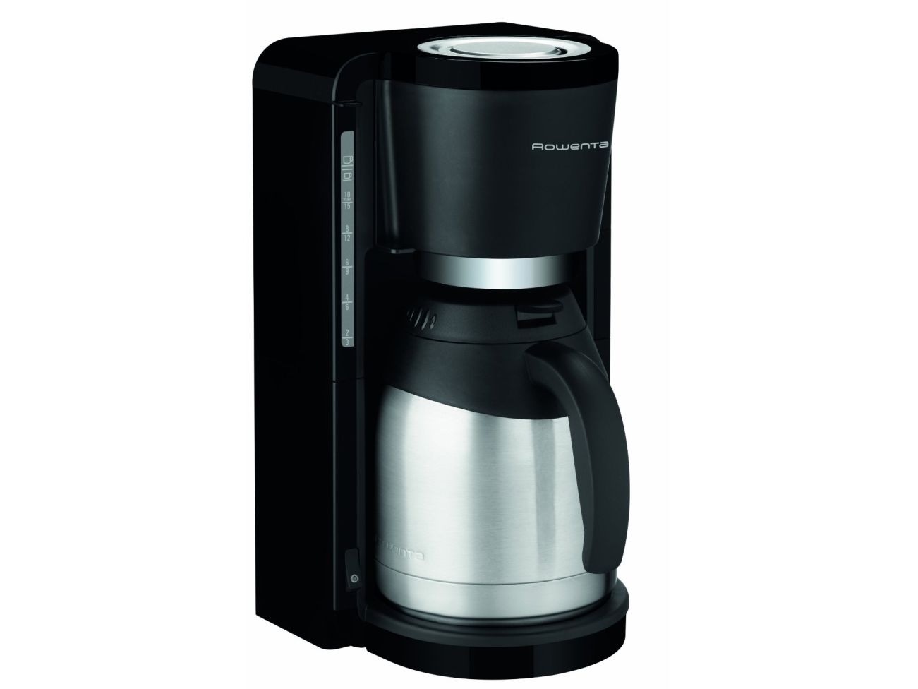 Rowenta Milano Thermo CT 3818 - Kaffemaskine - 10 kopper - sort/rustfrit stål