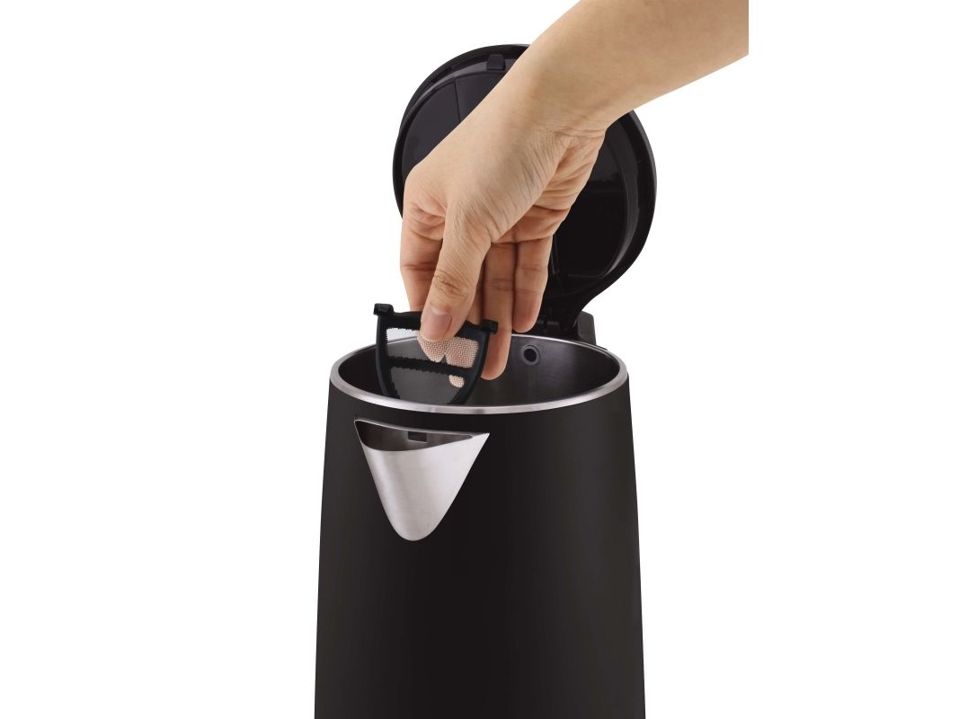 Tefal Elkedel KO3718 - kedel - sort/rustfrit stål - Sort/rustfrit stål - 2400 W