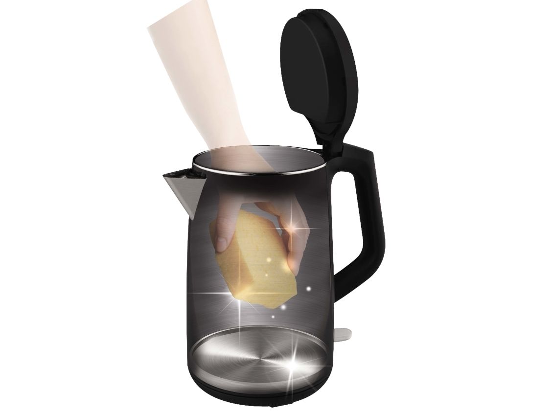 Tefal Elkedel KO3718 - kedel - sort/rustfrit stål - Sort/rustfrit stål - 2400 W