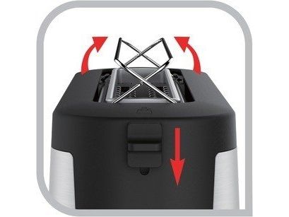 Tefal Brødrister Tefa Toaster TL 4308 bk/sr