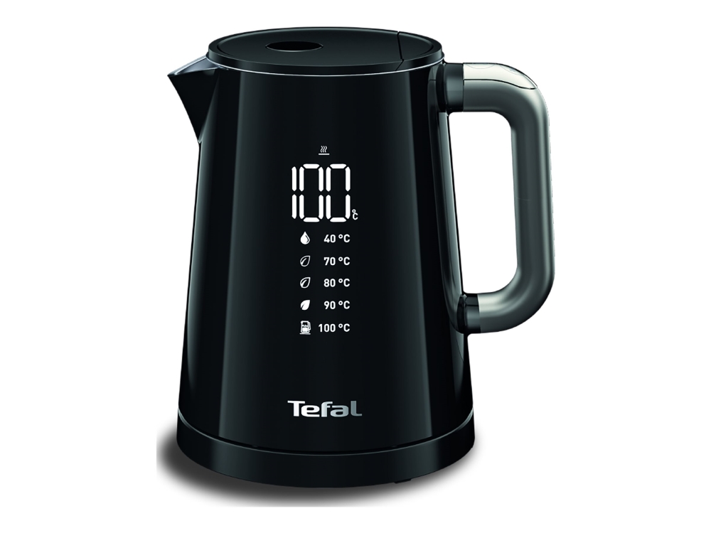 Tefal Elkedel Digital Smart & Light - Sort og sølvgrå - 1800 W