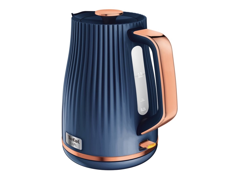Tefal Elkedel Loft KO251430 - kettle - navy - Flåde - 2400 W billede 1