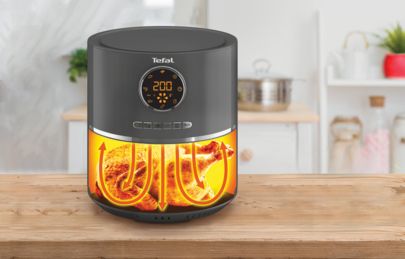 Tefal Ultra Fry Digital EY111B, Varmluftsteger, 4,2 L, 1,2 kg, 80 °C, 200 °C, 4 person(er)