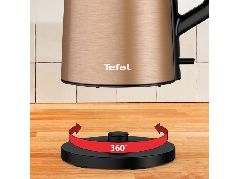 Tefal Elkedel Glorious KI583C10 - kettle - dark gold - Mørk guld - 2000 W