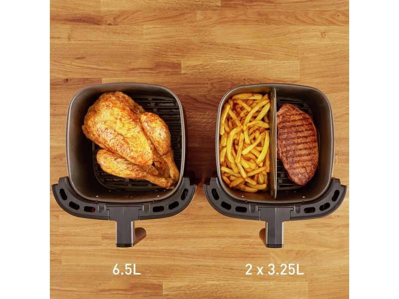Tefal Easy Fry & Grill XXL EY801D15 - Varmluftsrister - 6.5 liter - 1.83 kW - rustfrit stål