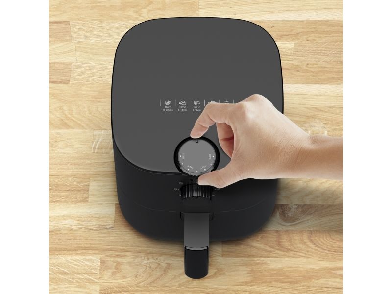 Tefal Easy Fry EY1308, Varmluftsteger, 3,5 L, 0,6 kg, 80 °C, 200 °C, 4 person(er)