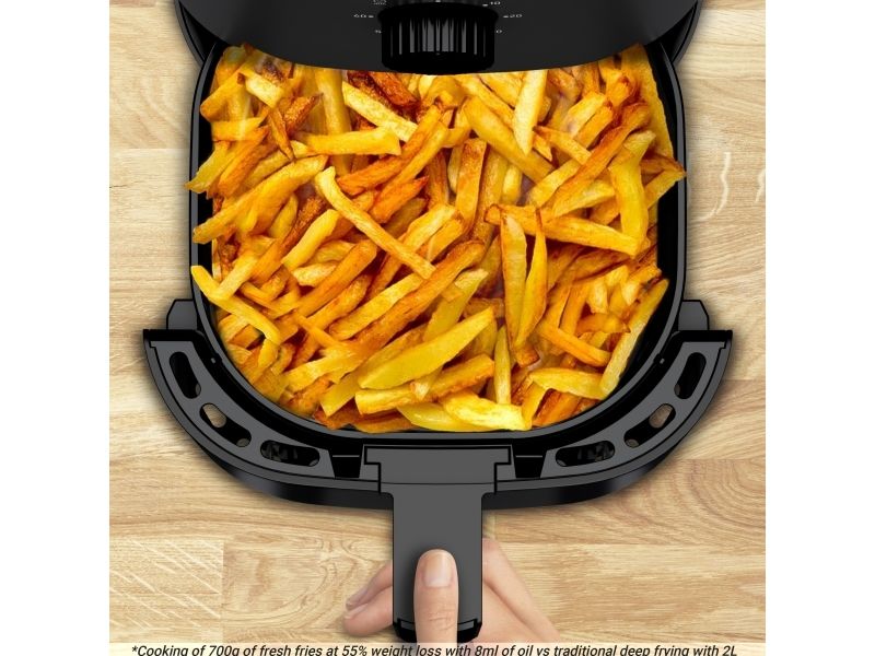 Tefal Easy Fry EY1308, Varmluftsteger, 3,5 L, 0,6 kg, 80 °C, 200 °C, 4 person(er)