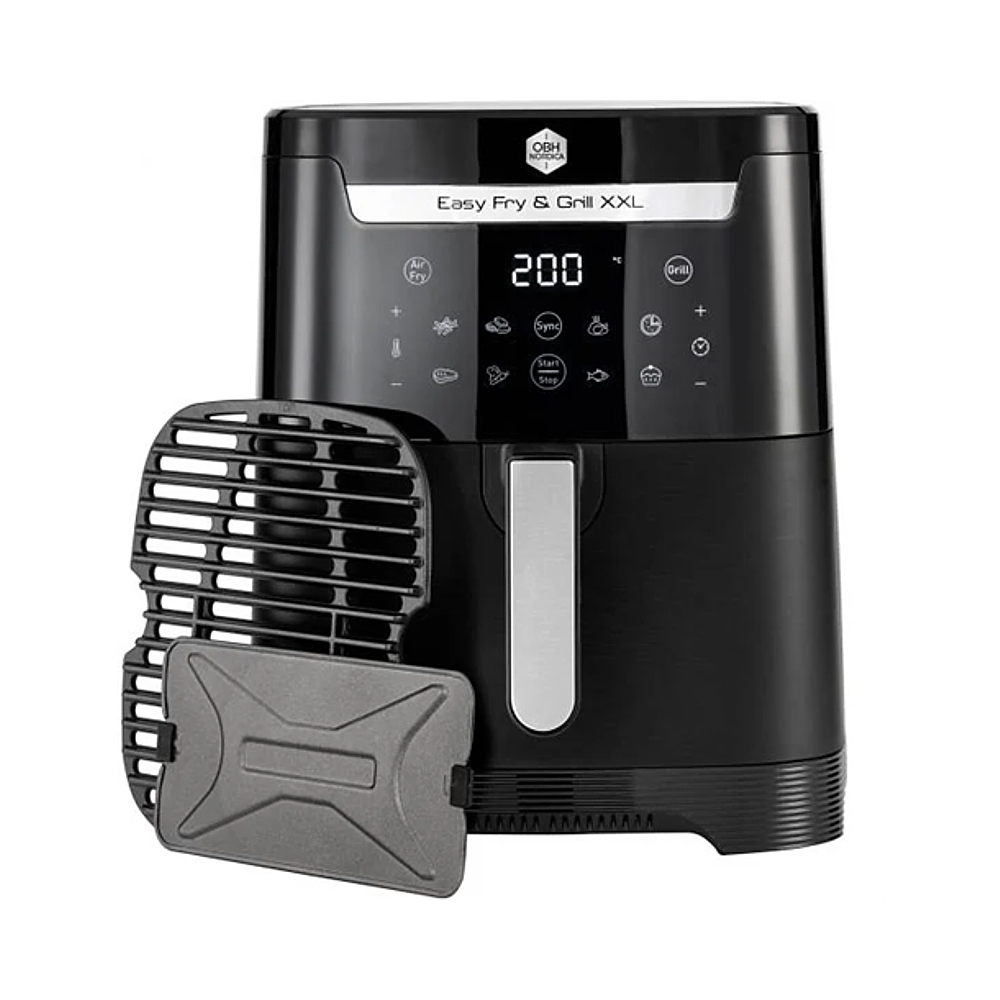 OBH Nordica Easy Fry & Grill XXL 2in1 airfryer Sort Outlet