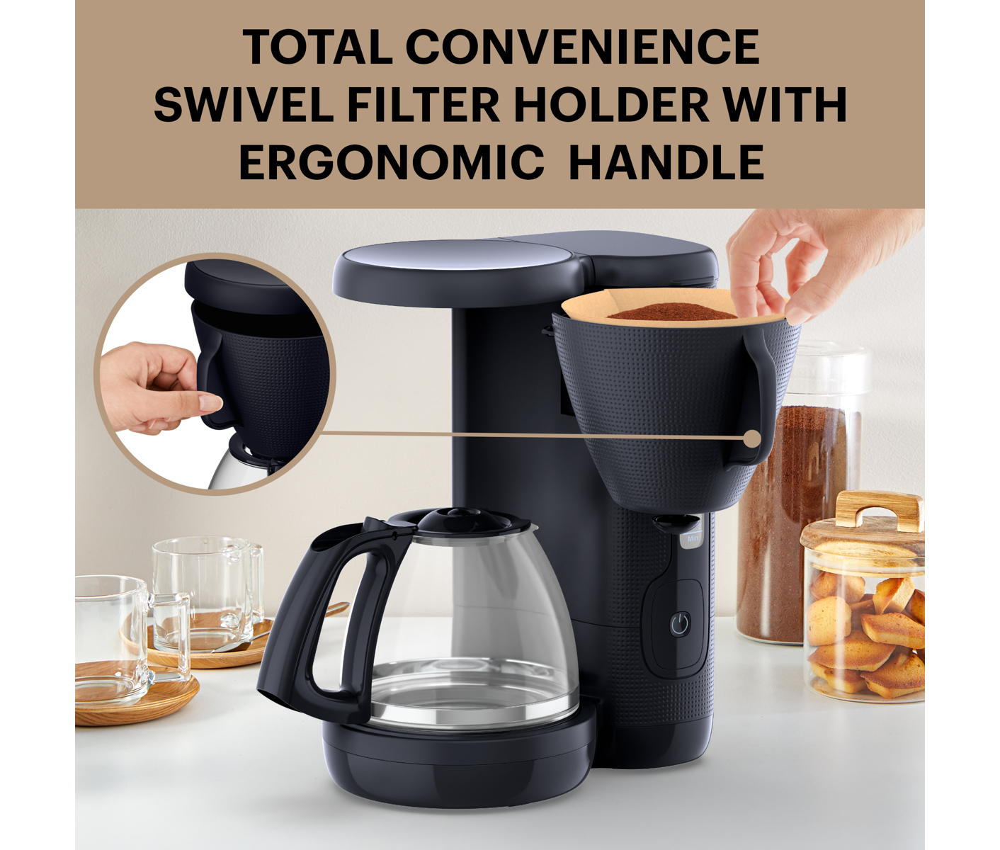 Obh Morning Filter Coffee Make Black Kaffemaskine billede 7