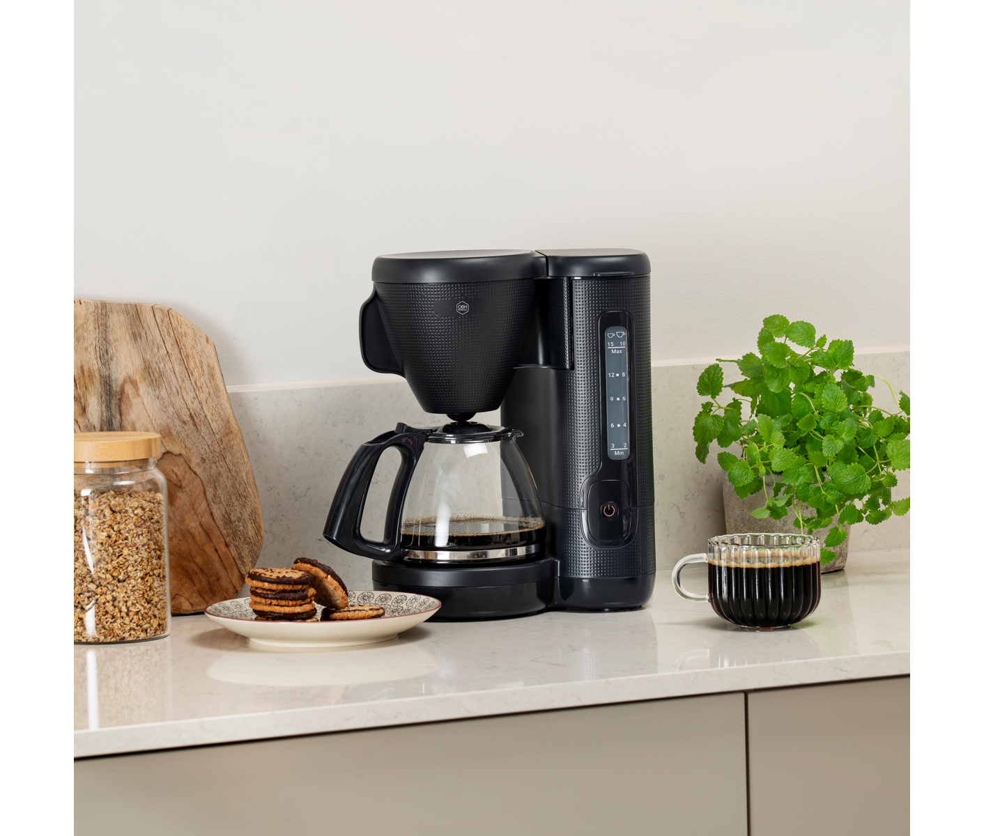 Obh Morning Filter Coffee Make Black Kaffemaskine billede 3