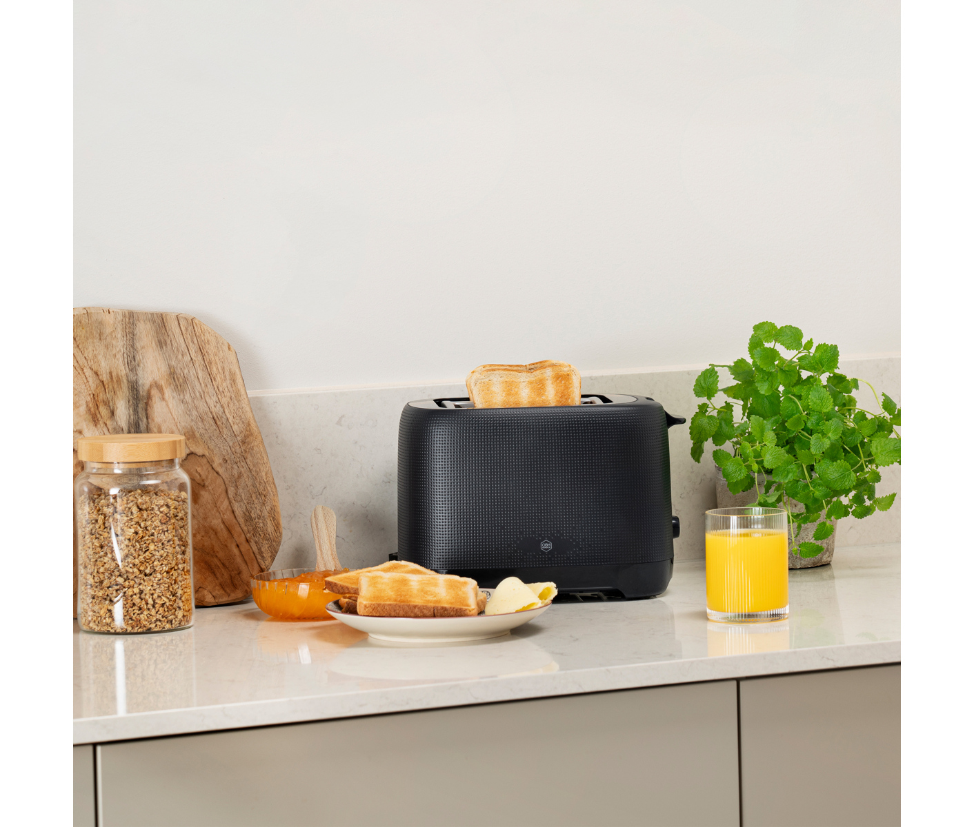 Obh Morning Toaster 2 Slices B Lack Toastmaskine