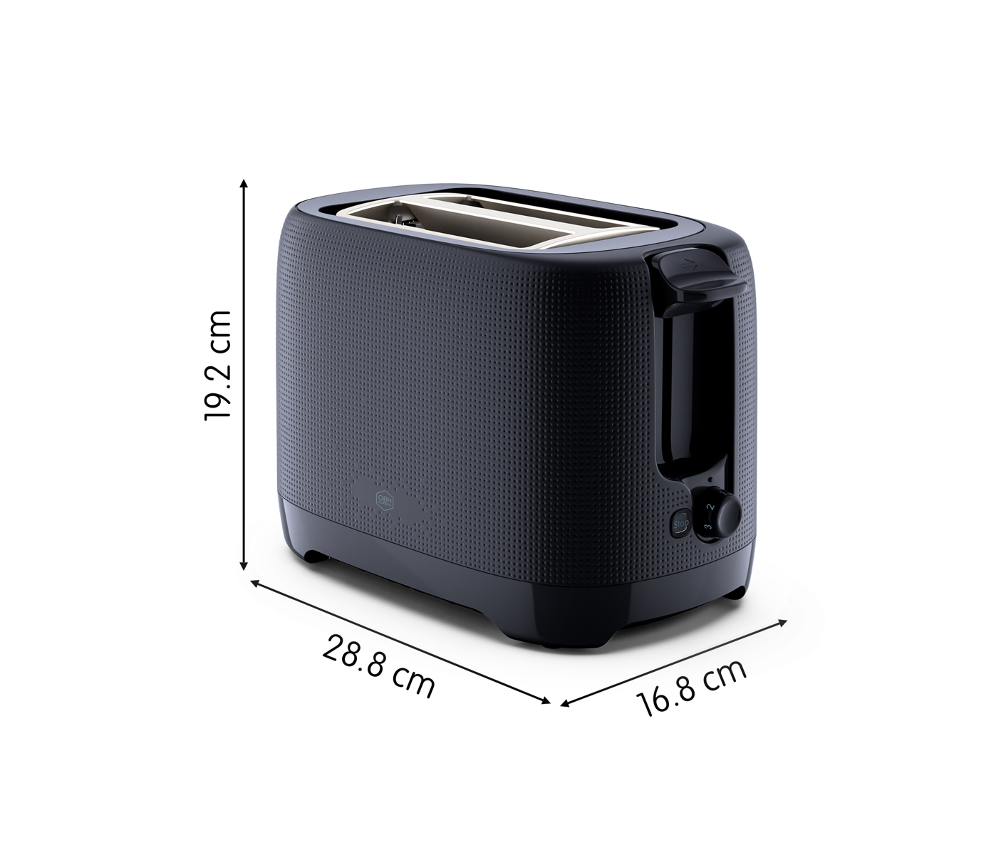 Obh Morning Toaster 2 Slices B Lack Toastmaskine