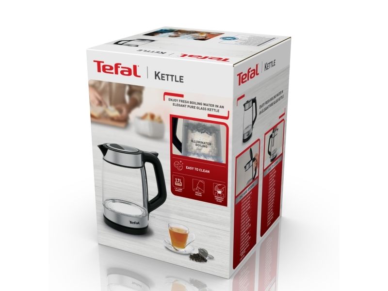 Tefal Elkedel KI605830 - kettle - transparent - Transparent - 2200 W billede 2