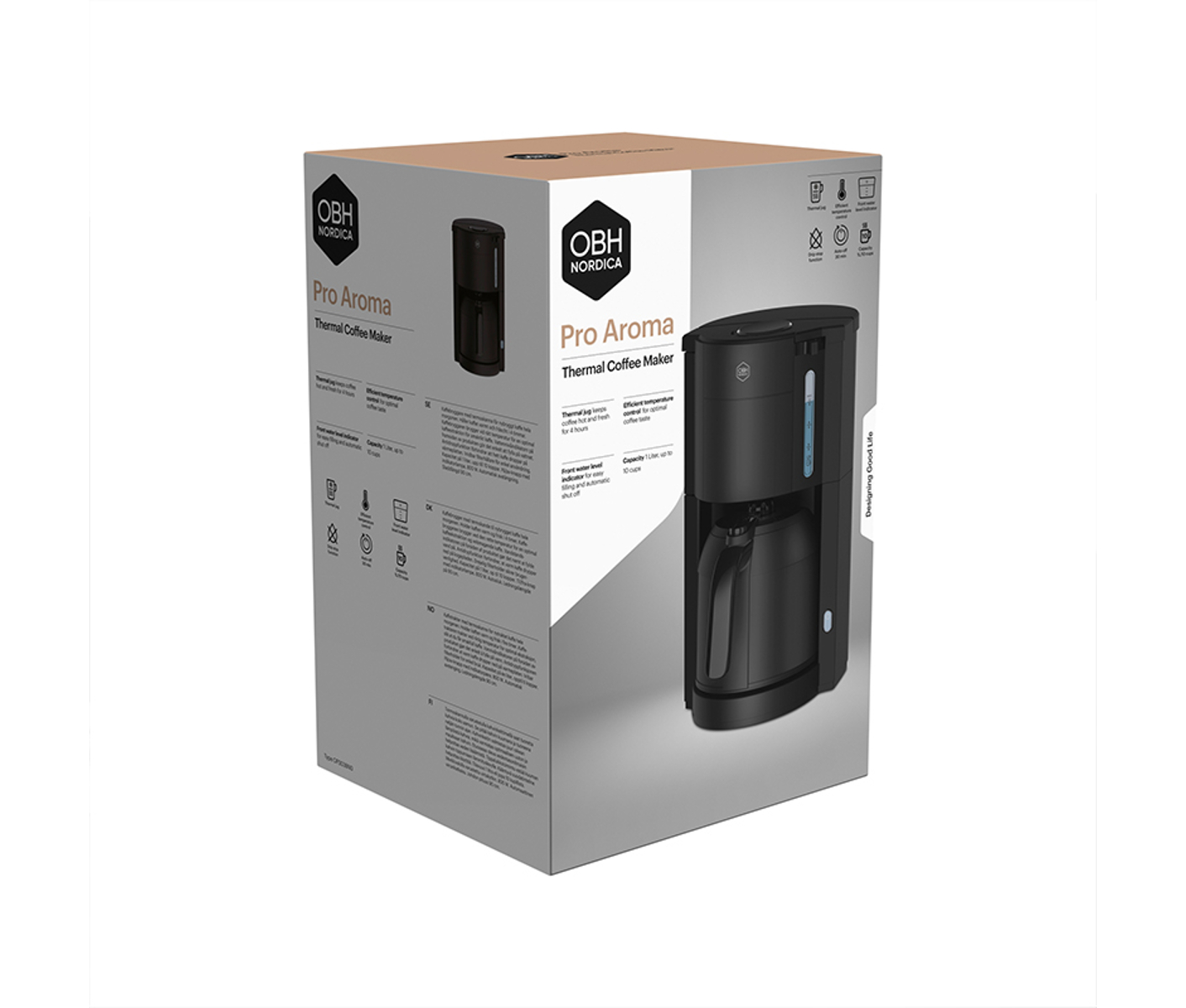 OBH Nordica Pro Aroma kaffemaskine billede 8