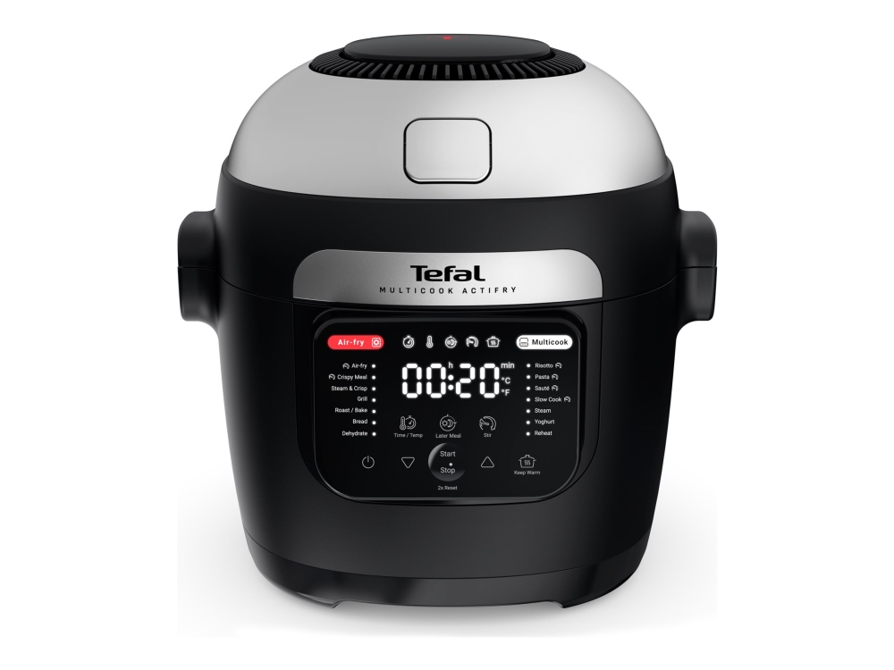 Tefal ActiFry MY741CF0 Multicook - Varmluftsrister/multimadlavningsapparat - 6 liter - 1.334 kW - sort/ sølv