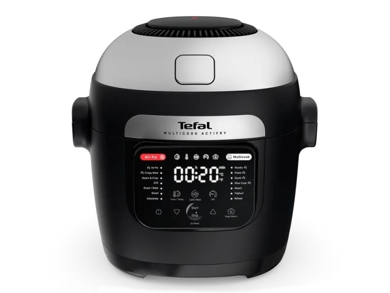 Tefal ActiFry MY741CF0 Multicook - Varmluftsrister/multimadlavningsapparat - 6 liter - 1.334 kW - sort/ sølv