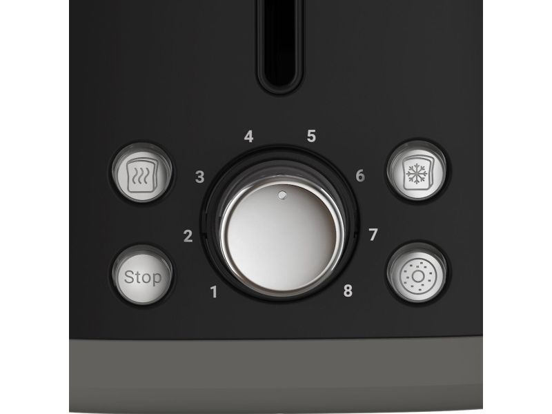 Tefal Collection TT7208E0, 2 skive(r), Sort, Knapper, Dreje, 850 W, 220 - 240 V, 50 - 60 Hz