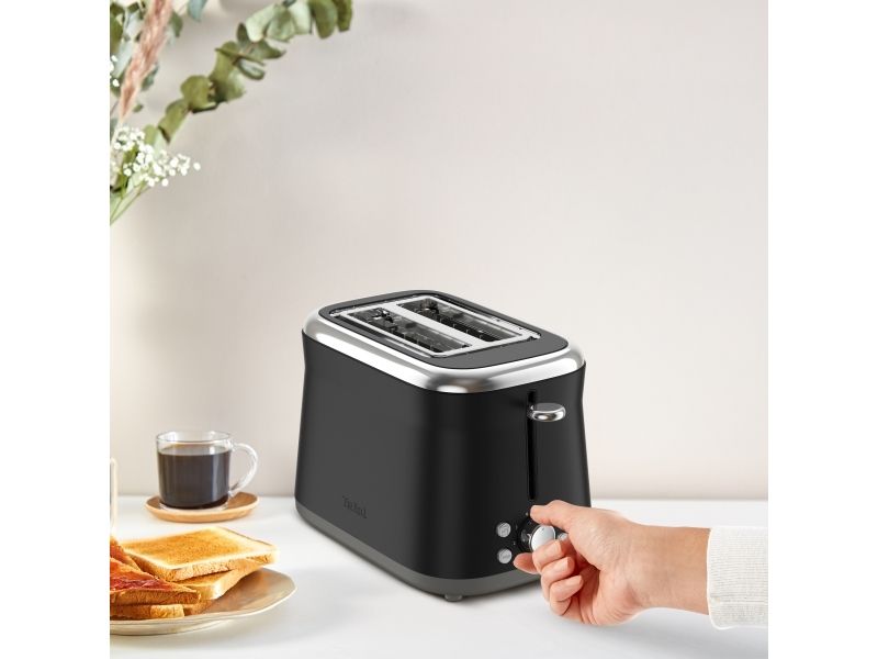 Tefal Collection TT7208E0, 2 skive(r), Sort, Knapper, Dreje, 850 W, 220 - 240 V, 50 - 60 Hz