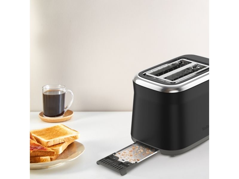 Tefal Collection TT7208E0, 2 skive(r), Sort, Knapper, Dreje, 850 W, 220 - 240 V, 50 - 60 Hz